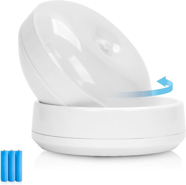 iHome 360 Rotating Motion Sensor Puck Light, Auto Mode & Always On