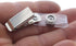 Bulk 25 Pack - Premium Clothing Friendly ID Badge Clips - Metal Alligator Swivel Card Clip & Clear Plastic Strap