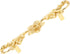 Brass Double-Hole Cabinet Handle 148X35X24Mm, Metal Pulls for Dresser Drawers and Wardrobe