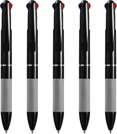Cambond 3-in-1 Multicolor Pen, 1.0mm, 3-Color Retractable Ballpoint Pens for Office, School Supplies, 5 Pack