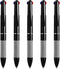 Cambond 3-in-1 Multicolor Pen, 1.0mm, 3-Color Retractable Ballpoint Pens for Office, School Supplies, 5 Pack