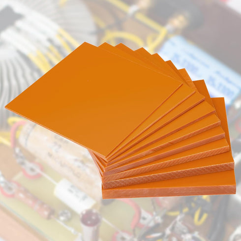 PATIKIL 300x300x15mm Phenolic Plastic Board, 1 Pcs Resin Laminated Sheet for DIY and Crafts