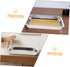 2pcs HANABASS Stainless Steel Dissection Kit Wax-Lined Tray Anatomical Specimen Tray for Science Education