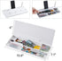TSJ OFFICE Desktop Whiteboard Dry-Erase Board - Computer Keyboard Stand with Drawer, Desk Organizers for Home, Office,