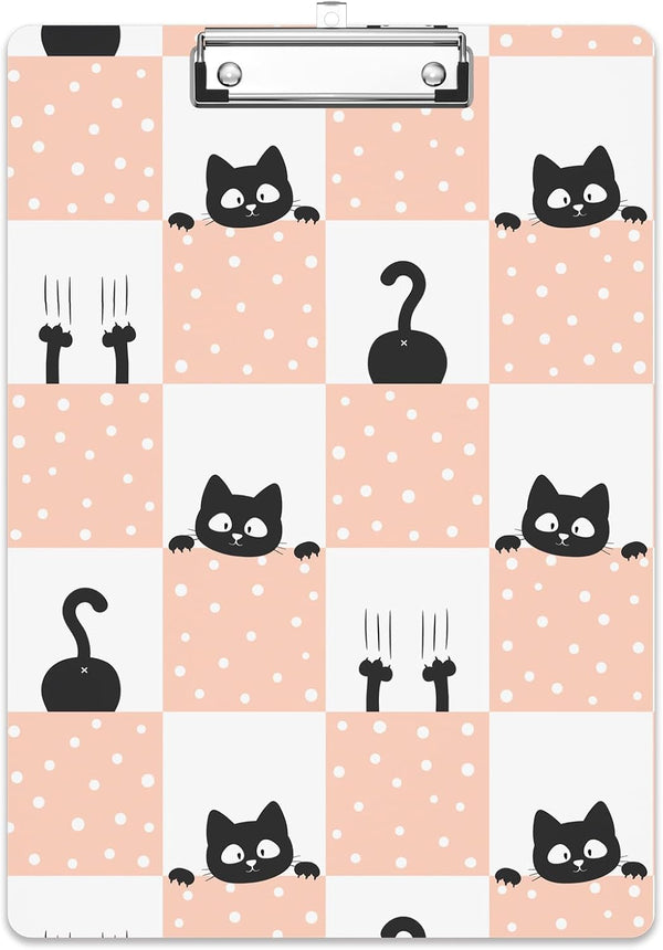 Rimilak 8.5x11" Wood Clipboard, Cute Custom Pattern Clipboards for Teachers, Kids, Women, Back to School, Office Supply