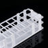 Eowpower 3Pcs Plastic Lab Test Tube Rack Storage Stand, Detachable for 30mm Test Tubes (21 Hole)