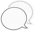 Juvale 48 Pack Dry Erase Speech Bubble Cutouts for Bulletin Boards, Classroom Teaching Supplies, Laminated