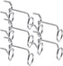 SHINEOFI 5pcs Iron Pegboard Screwdriver Holders Rack Utility Hooks for Garage Workbench Storage