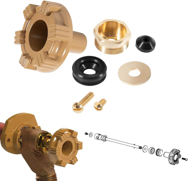 RK-14MH Repair Kit Metal Handle for Outside Faucet, Compatible with Woodford Model 14 and Model 18