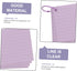 5sets TEHAUX Blank Index Note Cards Binder Writing Cards for Vocabulary Daily Planning and Study Convenient Portable
