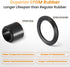 50pcs 1/2" IP68 Grommet QILIPSU NPT Cable Gland Waterproof Nylon Cable Pass Through Cord Grip Connector Strain Relief