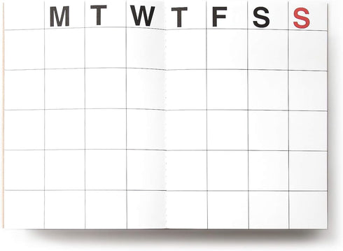 JSTORY Medium Monthly Planner, Undated, Year Round, Eco Friendly, A5, 16 Months, 150 GSM, 18 Sheets