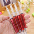 Syringe Pen, Nurse Pen Writes in Black Ink, Imaginary Doctor Play, School Supplies (Red, 60 Pcs)
