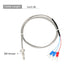MECCANIXITY PT100 Thermocouple Temperature Sensor M6 Screw Probes 3.3ft -50 to 200°C