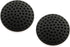 HJ Garden 2PCS Black Wall Protectors, Door Handle Bumpers, Rubber Self Adhesive Silencer Crash Pad for Home Office