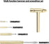 LANDIBO 6-in-1 Hammer Hammer Micro Mini Multifunctional Anti-Corrosion and Anti-Rust Copper and Screwdriver Hand Tool