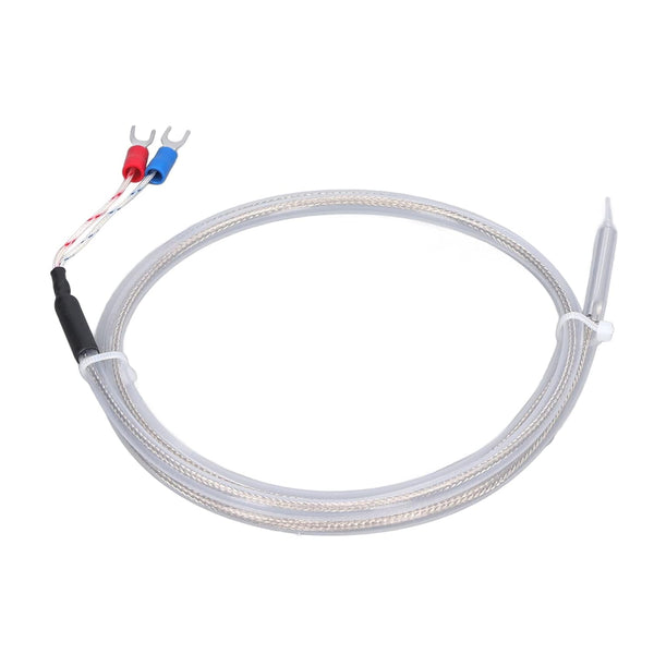K Thermocouple, PTFE Thermocouple 1 Meter K Temperature Transducer Probe, Industrial Temperature Sensors