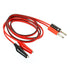 YOKIVE Test Leads, Multimeter Banana Plug to Alligator Clip Test Cable for Laboratory Testing Work, Red, Black, 1M