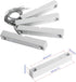 Aoje-Link MC-58 NC Wired Magnetic Switch Door Window Reed Switch Micro Alarm Magnetic Contact Security Silver Gray 4pcs