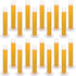 20 Pack 50 ml Graduated Cylinder Set, Clear Plastic Graduated Cylinder for Hydrometer Test Tubes