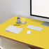 Abyssaly Yellow Wallpaper, Peel and Stick Removable Embossed Silk Textured Wallpaper for Girls Bedroom