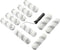 11 Piece Paint Roller Tool Kit - 6 Inch 3/4 in High-Density Microfiber Mini Roller with Frame for Oil and Water Based