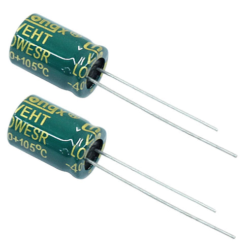 Hordion 20PCS 25V 470UF 0.31x0.47in Electrolytic Capacitor, High Frequency Aluminum Electrolytic Capacitors for TV LCD