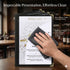 2 Pack 8.5 11 Inch, 4 8 ZHENYI Menu Covers x Page View Clear PVC Restaurant Folders, Durable Drink List Sleeves