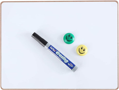 Magnetic Dry Erase White Boards - Lapboards for Students, 5 Pack, 12 X 9 Inches
