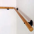 PAUANI 1ft-20ft Kit(1ft/30cm) Stairs Handrails Railing - Indoor Wall Mount Wooden Armrest, Safety Non-Slip Stair