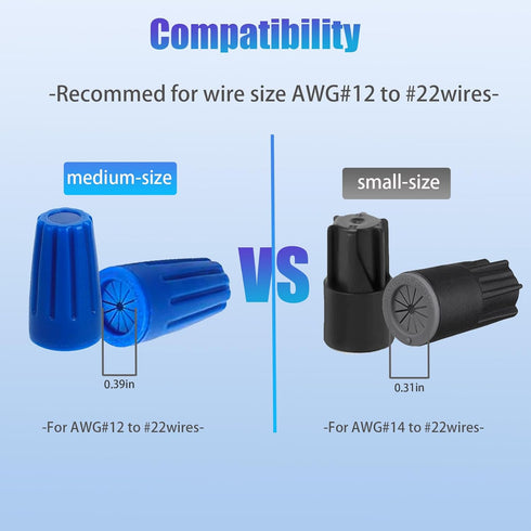 30PCS Waterproof Wire Electrical Connectors: 22AWG-12AWG for Landscape Light and Irrigation Valves, Outdoor Seal
