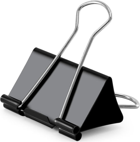 Extra Large Binder Clips, 2.4 Inch Length, 8 Pcs for Office Use