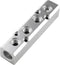 4 Way Pneumatic Manifold Air Distribution Block, G1/2 Supply Port, G1/4-Inch Output Port, Aluminum Alloy