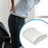 HouseVibe 13.39x12.99x4.72inch Memory Foam Back Support Pillow Ergonomic Lumbar Cushion for Office Chair Car Seat Sofa