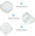 ULTECHNOVO 2 Pcs Glass Staining Jar Laboratory Material, 9-Slide Staining Tank with Lids
