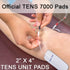 7000 32 Pack, 16-2" 2", 16-2" 4" Pack TENS Official TENS Unit Replacement Pads, X X Electrode Pads Compatible with Most