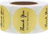 Hybsk Thank You for Your Business Stickers, Gold Foil 1.5" Round, 500 Labels Per Roll