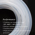 Feelers 8mm ID x 11mm OD High-Strength Silicone Tubing, Thick Food Grade High Temp Pure Silicon Tube, 10ft Length
