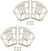 Amagogo 2 Sets Cabinet Flip Shoes Drawer Cabinet Hinges Flip Drawer Hinge Mounting