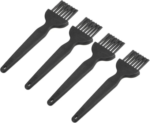 uxcell 4 Pcs Anti Static ESD Brush, Plastic Handle Nylon Lab Cleaning Brushes for Electronics Keyboard PCB Repair
