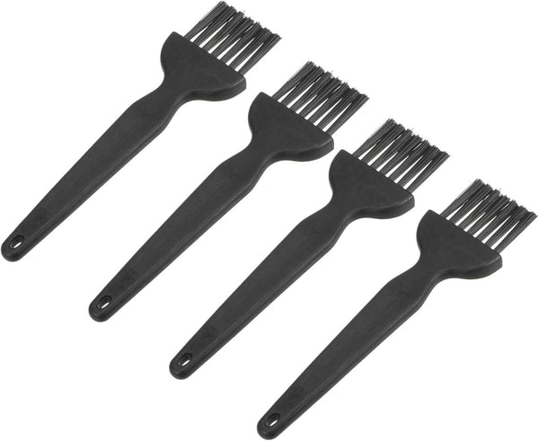 uxcell 4 Pcs Anti Static ESD Brush, Plastic Handle Nylon Lab Cleaning Brushes for Electronics Keyboard PCB Repair