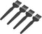uxcell 4 Pcs Anti Static ESD Brush, Plastic Handle Nylon Lab Cleaning Brushes for Electronics Keyboard PCB Repair
