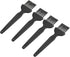 uxcell 4 Pcs Anti Static ESD Brush, Plastic Handle Nylon Lab Cleaning Brushes for Electronics Keyboard PCB Repair