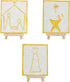 Mud Pie Easel Gold Plaque, Baby, 5" x 4"