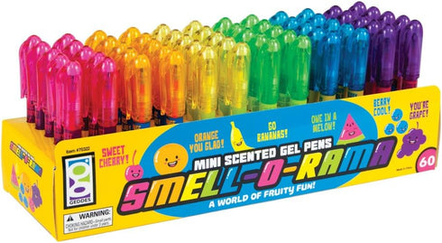 Raymond Geddes Smell-O-Rama Mini Scented Gel Pens (Pack of 60)