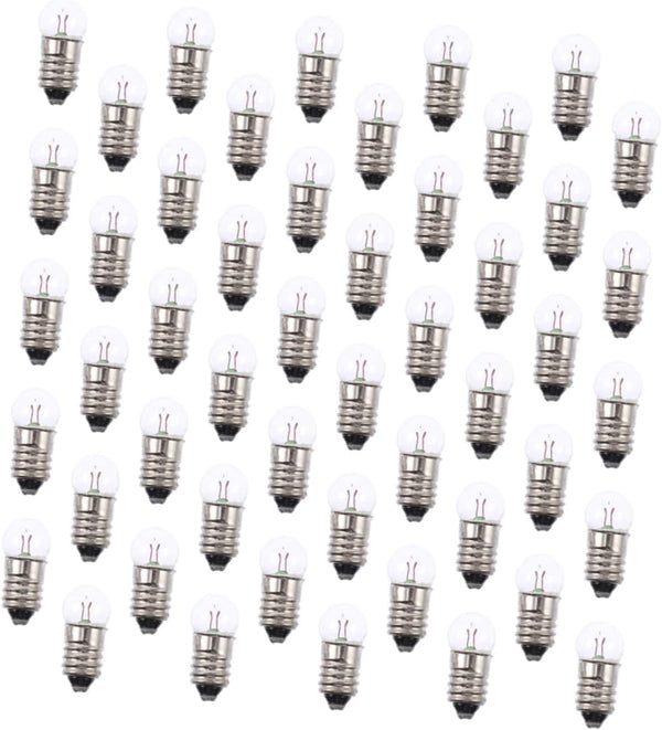 50pcs Small Bulbs Science Experiments Electricity Kit Round Light Bulbs Science Kit