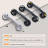 EHERDM 2Pcs Suction Cup Door Handles Grab Bars for Shower Waterproof Bathroom Sliding Doors Handle Drill Free Pulls