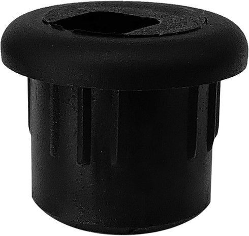 Electriduct Phone and Fax Plastic Grommet - 3/4" Black, 10 Pack