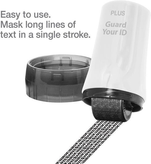 Guard Your ID Advanced 2.0 Roller Identity Privacy Stamp, Identity Theft Prevention, Regular 3-Pack