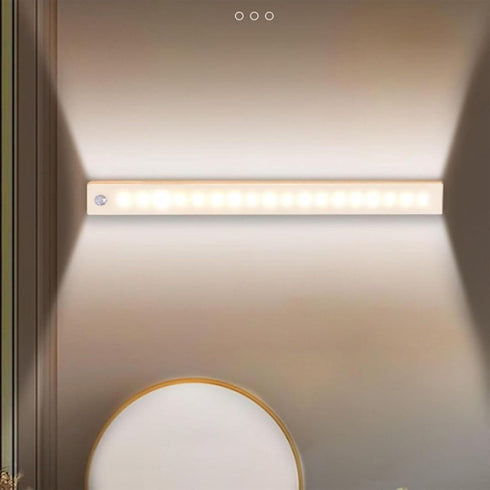 Generic Closet (7.87in,White-1pcs) Under Cabinet Lighting, Punch-Free Smart Sensor Rechargeable LED Lights, Motion